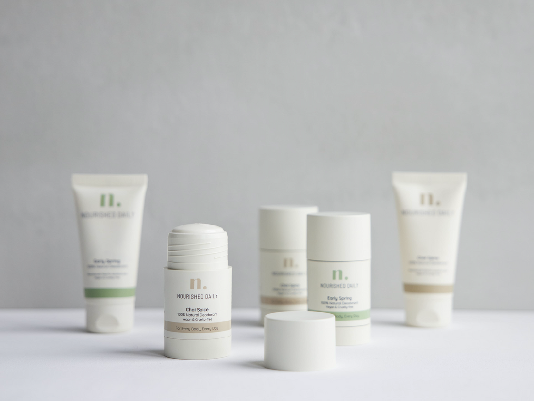 Natural deodorant, aluminium free deodorant, deodorant, sensitive deodorant, nourished daily.