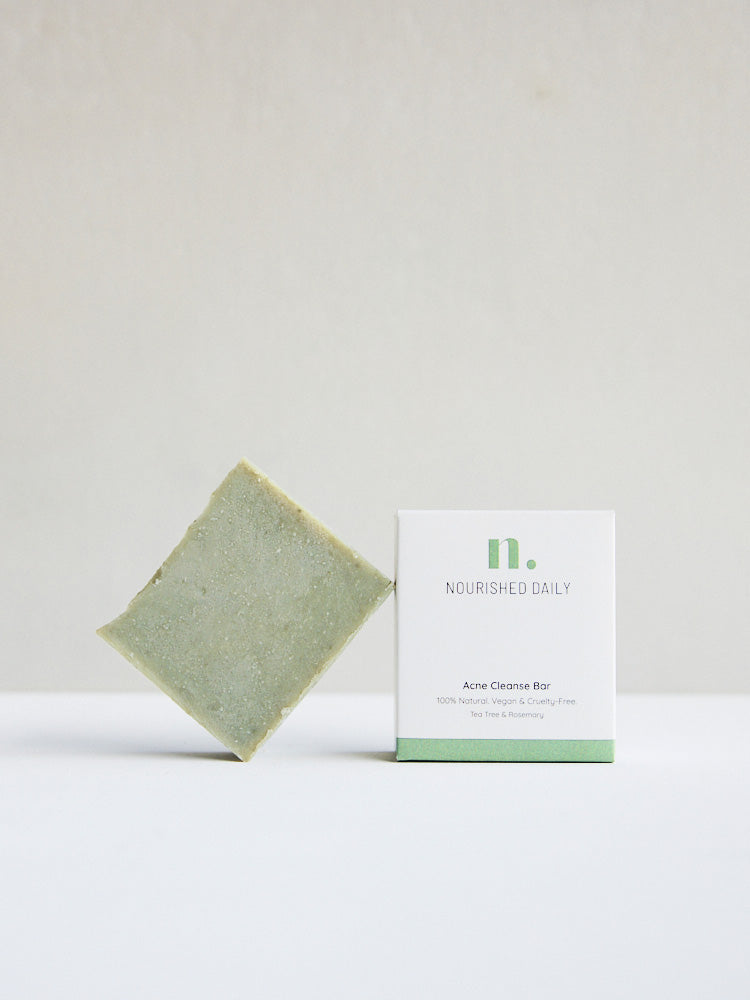 Nourished Daily Acne Face & Body Pack, Acne treatment, Acne, Natural acne treatment, Scrub bar, body bar, soap bar, soapbar.