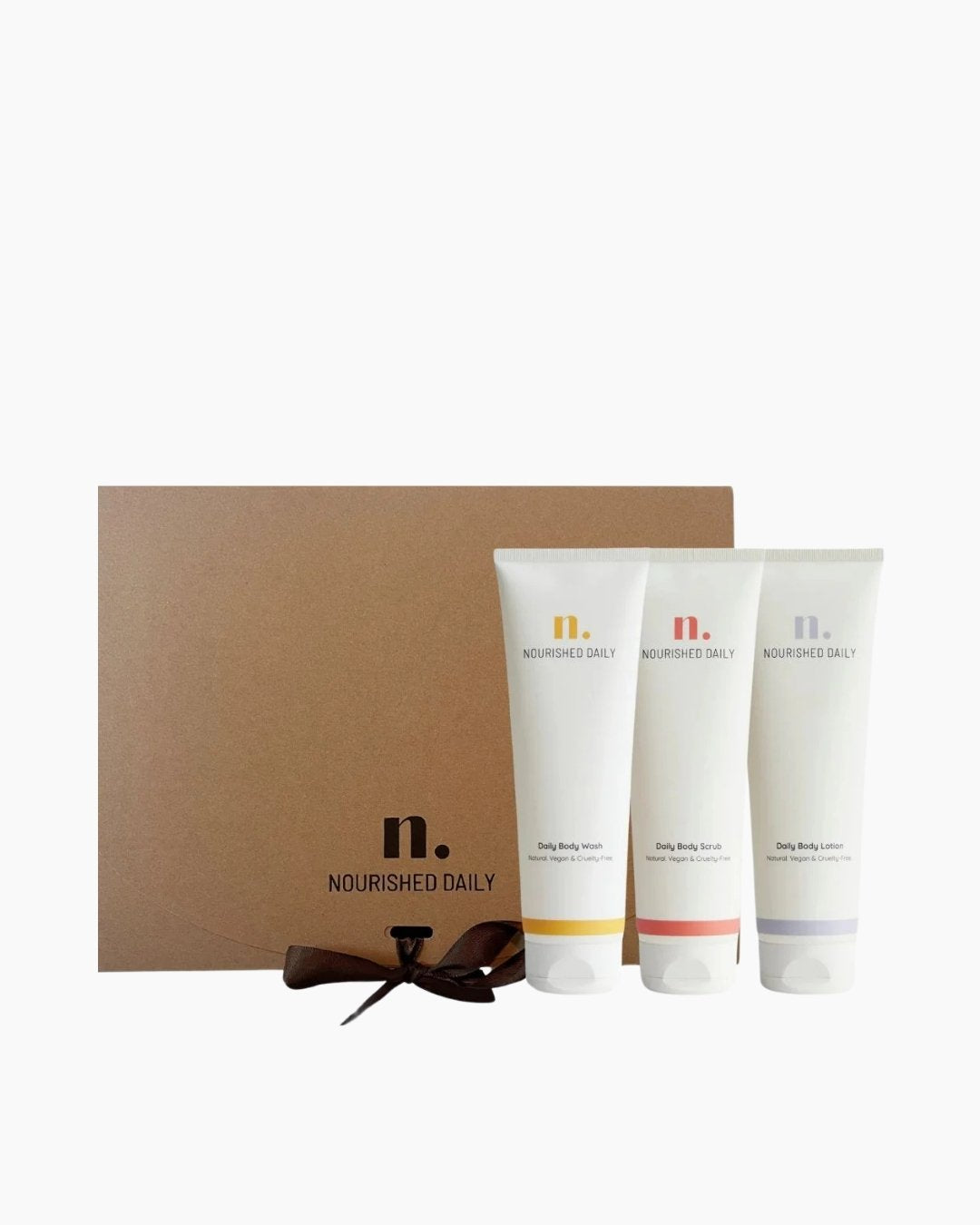 Nourished Daily Wash Lotion Scrub Giftset